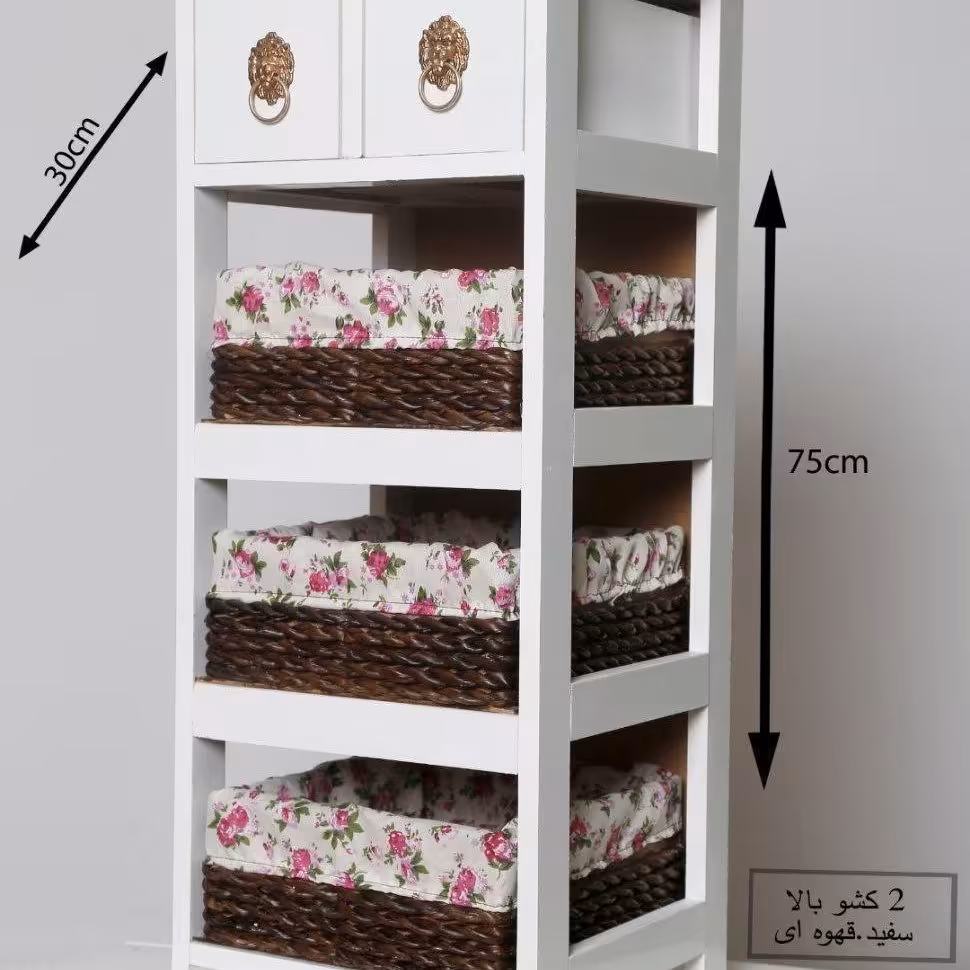 جا سیب و پیازی چوبی سه طبقه جدید