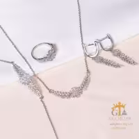 سرویس زنجیری طرح و مدل فلاور مناسب عروس کد 12081