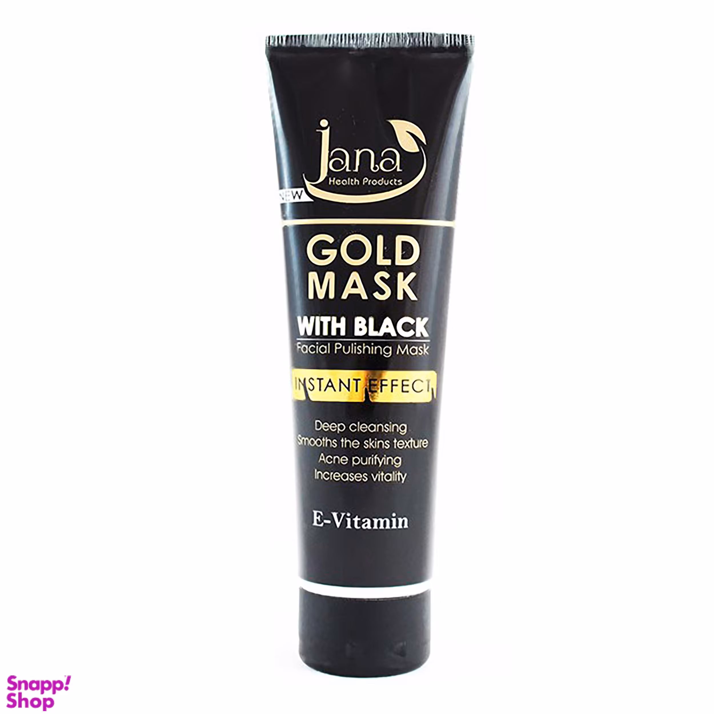 ماسک صورت جانا (Jana) مدل Gold With Black حجم 100 میلی‌‌لیتر
