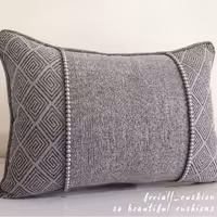 کاور کوسن و رانر طوسی رنگ  7 تکه