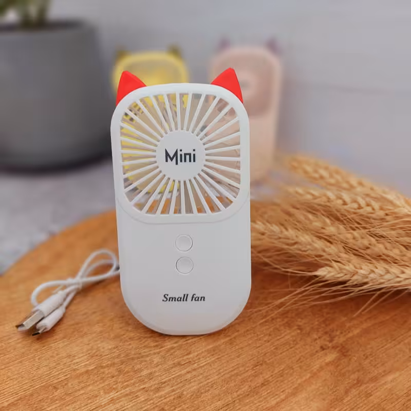 مینی فن شارژی طرح گربه