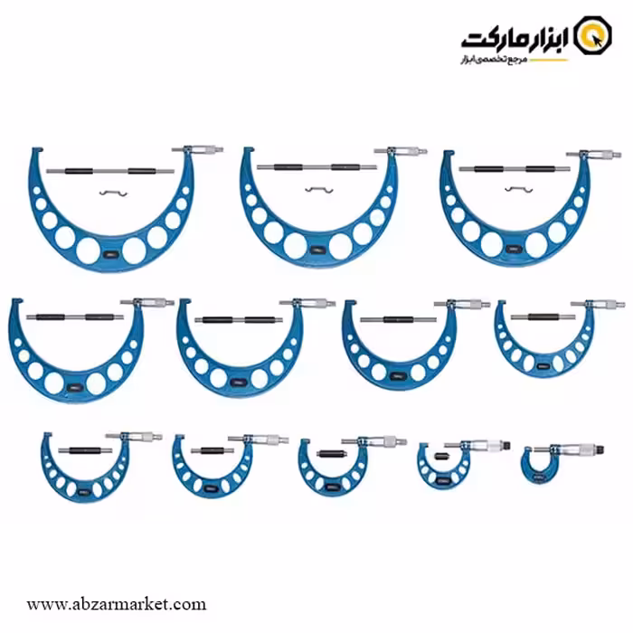 ست میکرومتر داسکوا 300-0 میلی متر خارج سنج مدل 8203-4111