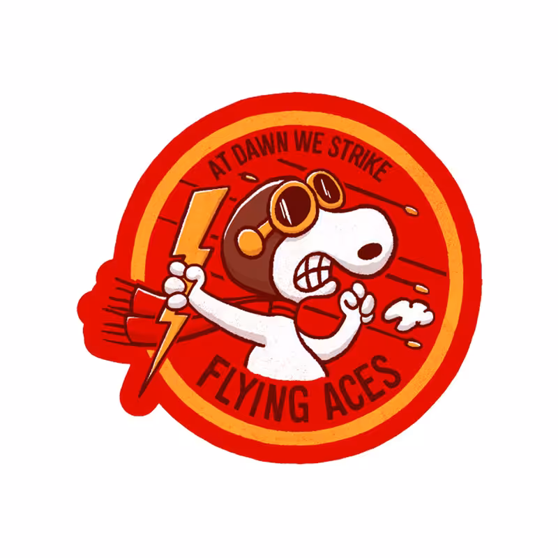 استیکر لپ تاپ طرح اسنوپی کد STL577