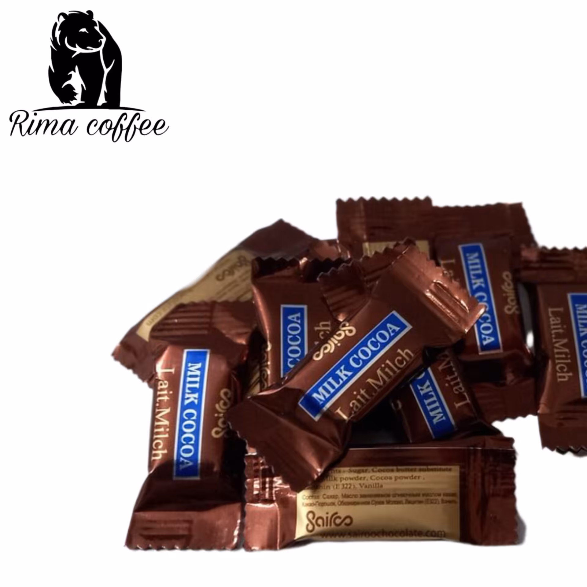 شکلات سایرو میلکو مخصوص قهوه اعلا 1000 گرمی  Rima coffee ریما عمده فروش قهوه و ماگ