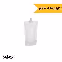 پاکت شیر دار سه لایه پلی اتیلن شفاف مات 12×19 سانتیمتری نیکان (کارتن 500 عددی)