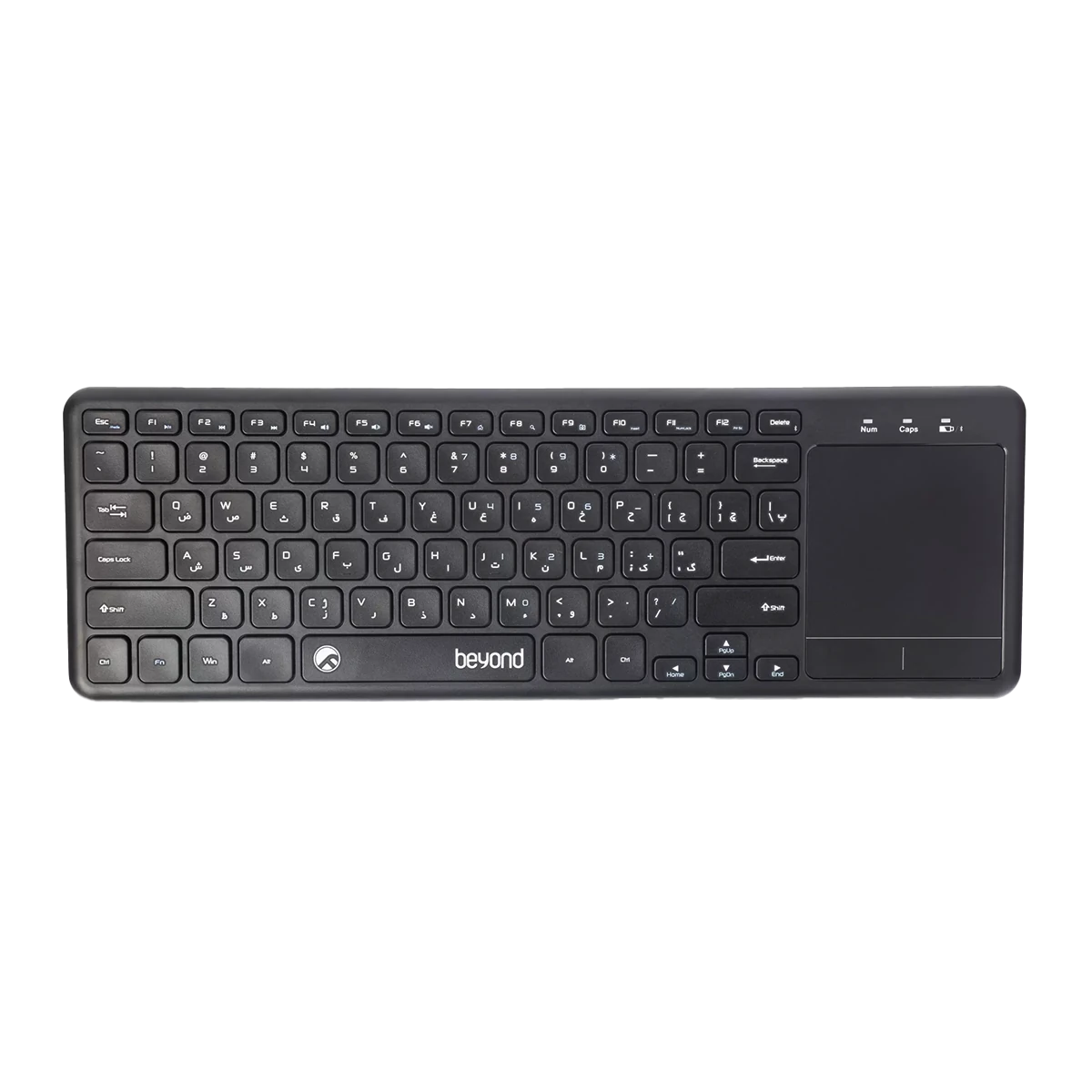 کیبورد بیسیم بیاند بلوتوثی تاچ پد دار مدل BK-6802BT | آی تی هوم