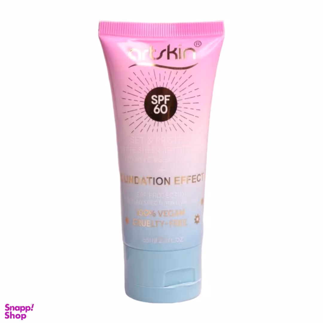 کرم ضد آفتاب رنگی آرت اسکین مدل ویتامین C با SPF 60 کد 01 حجم 65 میلی لیتر