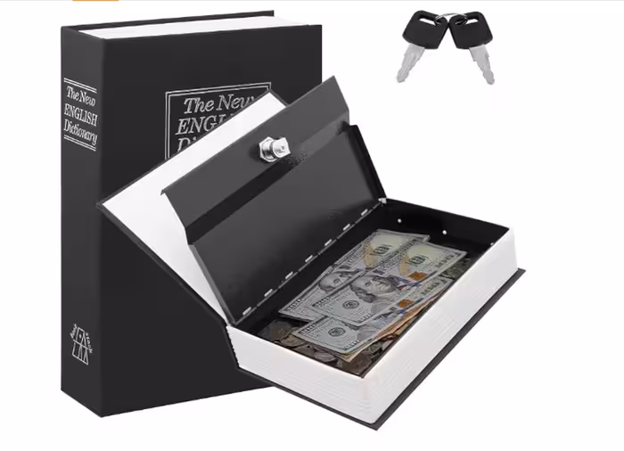 گاوصندوق کتاب  با قفل کلید مدل KYODOLED