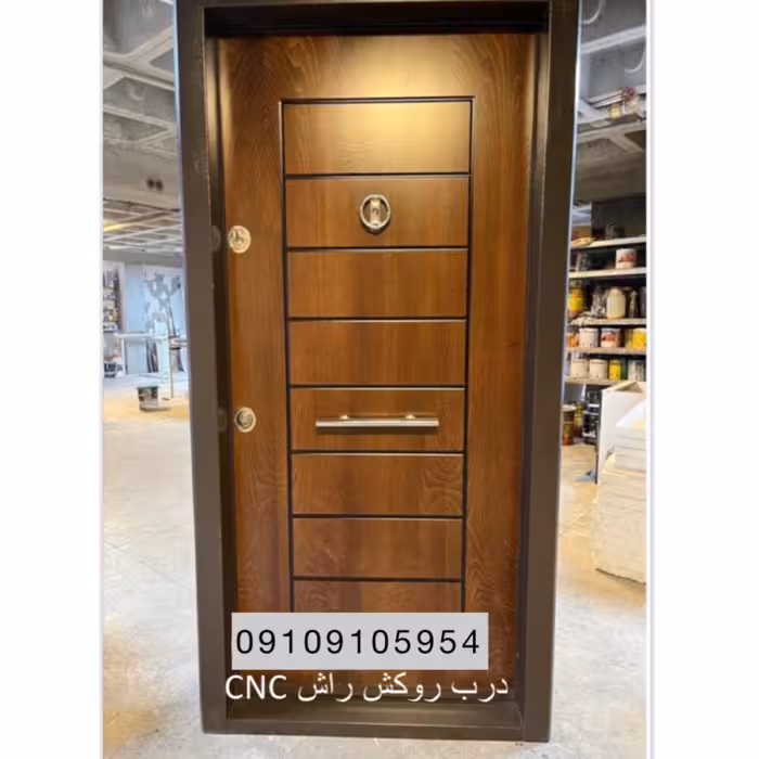 درب ضدسرقت cncروکش راش (هزینه ارسال بصورت پس کرایه و در مقصد)