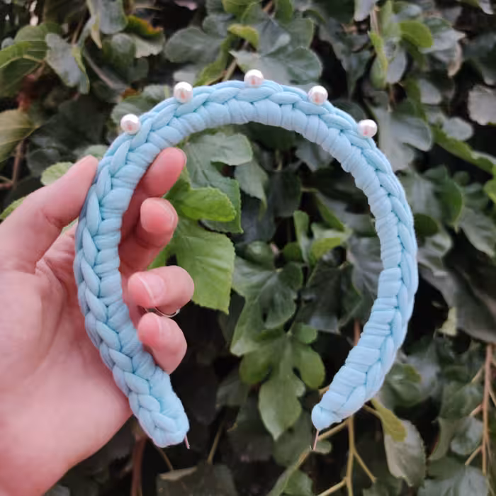 ارسال رایگان تل سر مرواریدی 