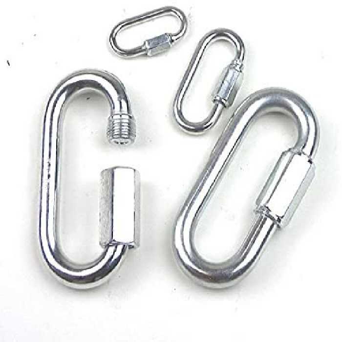 قلاب کارابین دانه زنجیری سایز 10