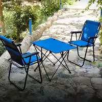 2 عدد صندلی و 1 میز تاشو (اقساطی)