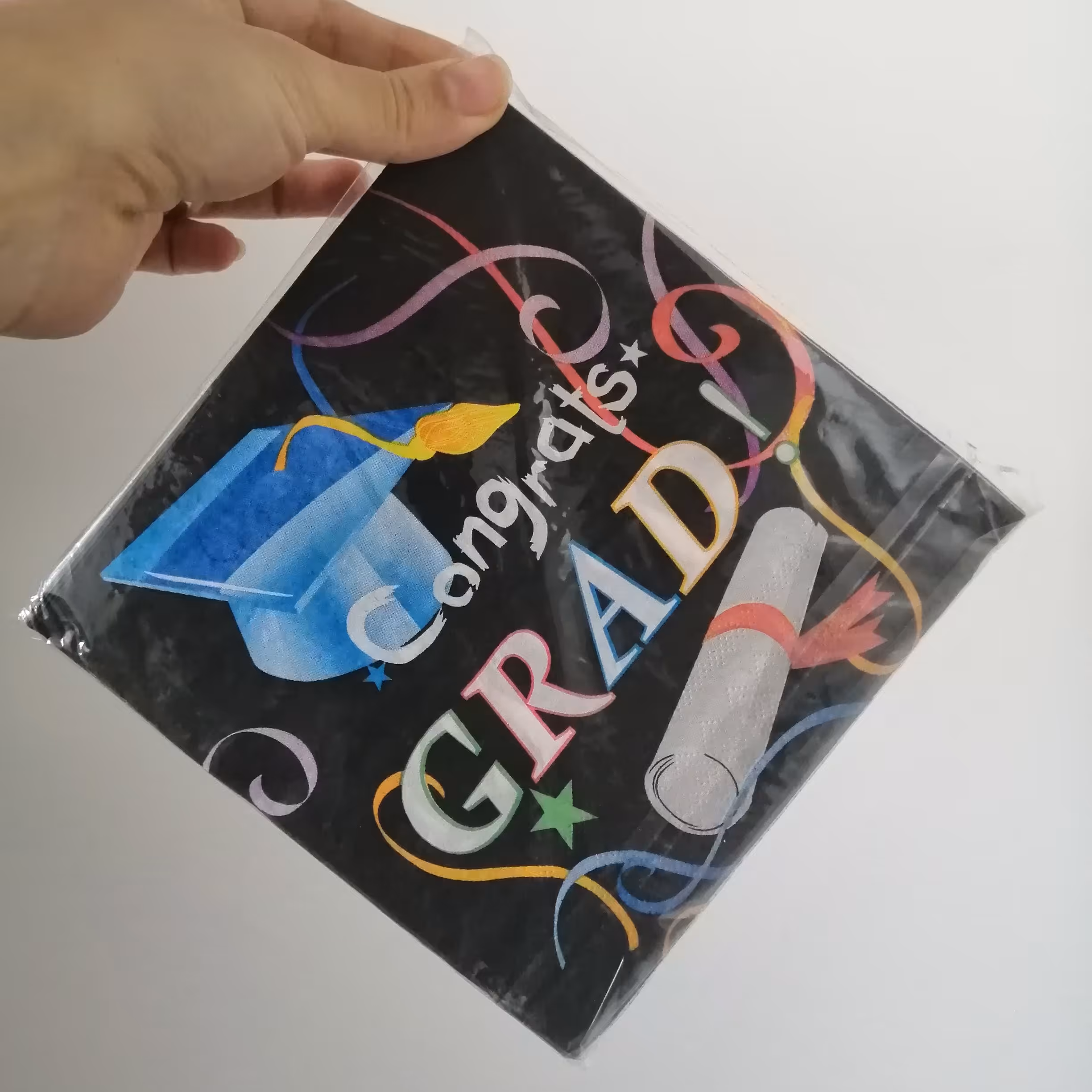 دستمال کاغذی تم تولد طرح فارغ التحصیلی 20 عددی