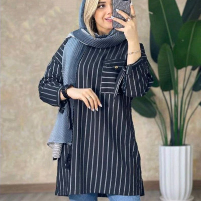 پانچو زنانه نخی مدل بانو