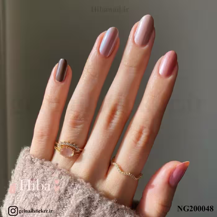 استیکر ژله ای کاشت ناخن (نیل رپ)_کد NG200048