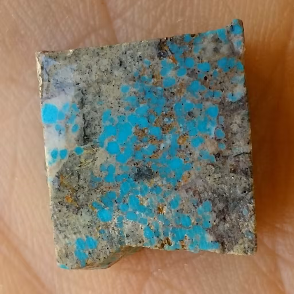 اسلایس سنگ راف فیروزه آبی عنکبوتی اصل نیشابور 100 در 100 طبیعی بی نظیر شاااهکار خلقت دیددنی