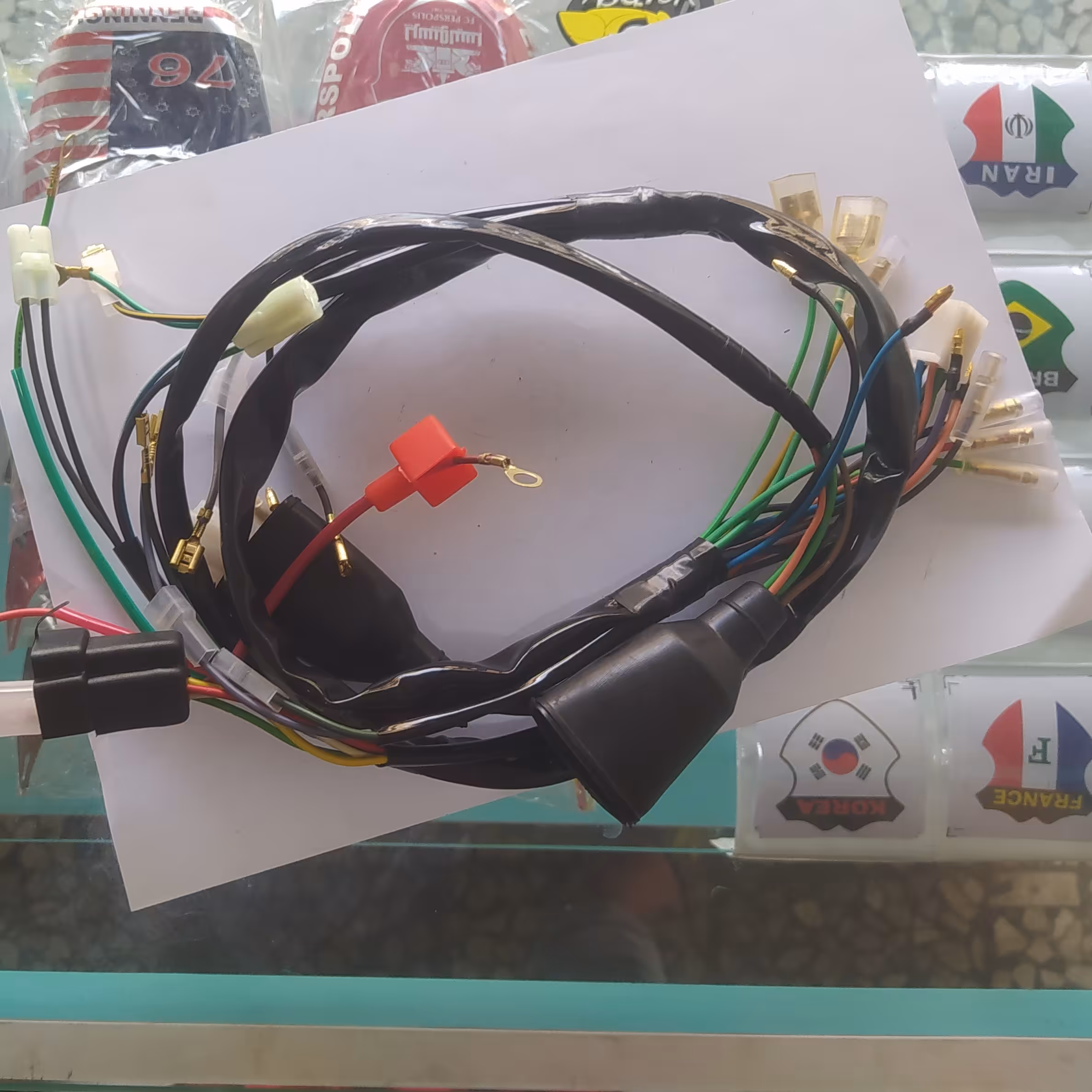 سیم کشی موتور سیکلت هندا  بدون دنده شمار 