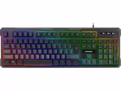 کیبورد سیمی گیمینگ Green مدل GK601-RGB