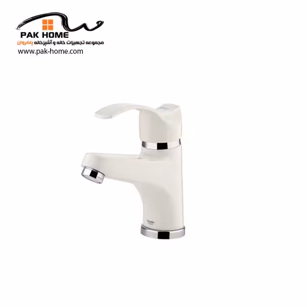 شیر روشویی ثابت شودر مدل اپال (شیری-کروم)