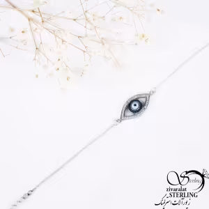 دستبند چشم نظر نقره 925 عیار کد 11322