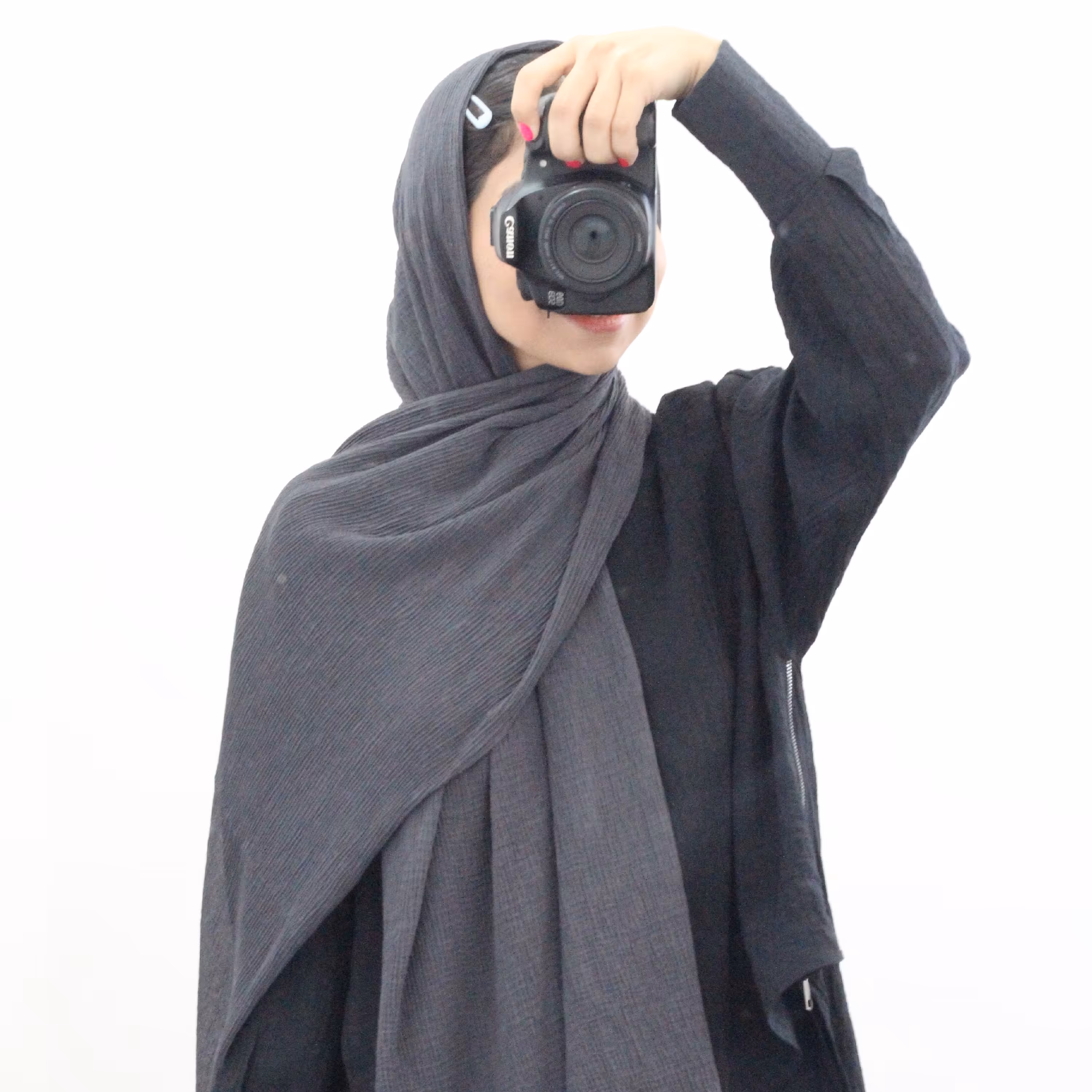 شال دودی تک رنگ پلیسه برشکا 