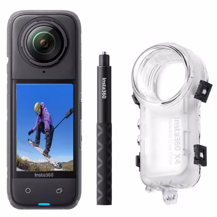 دوربین فیلم برداری ورزشی اینستا 360 مدل X4 به همراه لوازم جانبی - کالاوما