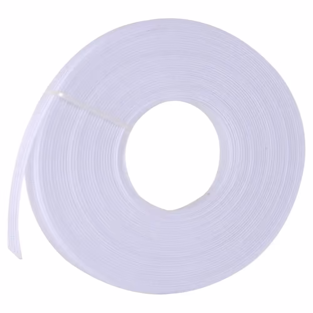 خرید فنر حصیری 10 میل سفید (فنر پلاستیکی لباس) با طول 1 متر