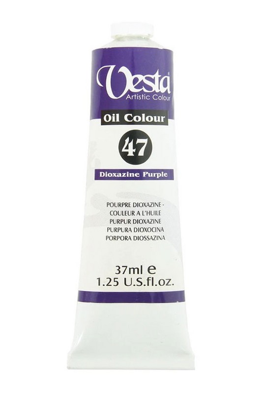 رنگ روغن وستا 37 میل کد 4115 Dioxazine Purple 47