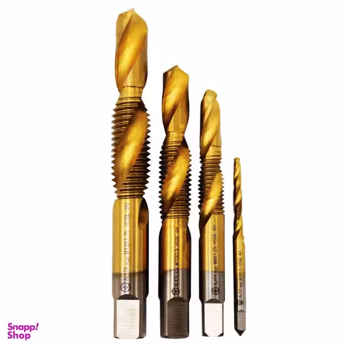 مجموعه 4 عددی قلاویز سر مته آلاتا مدل YP-381012