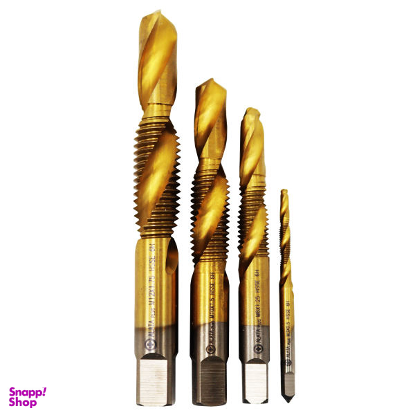 مجموعه 4 عددی قلاویز سر مته آلاتا مدل YP-381012