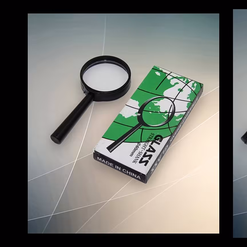 ذره بین دسته دار 60MMگلس