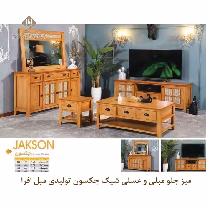 میز جلو مبلی و عسلی شیک جکسون