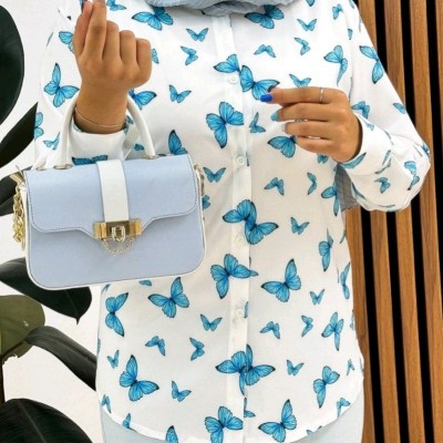 مانتو اسپرت زنانه مدل ️*شومیز*عیدااااانه پروانه