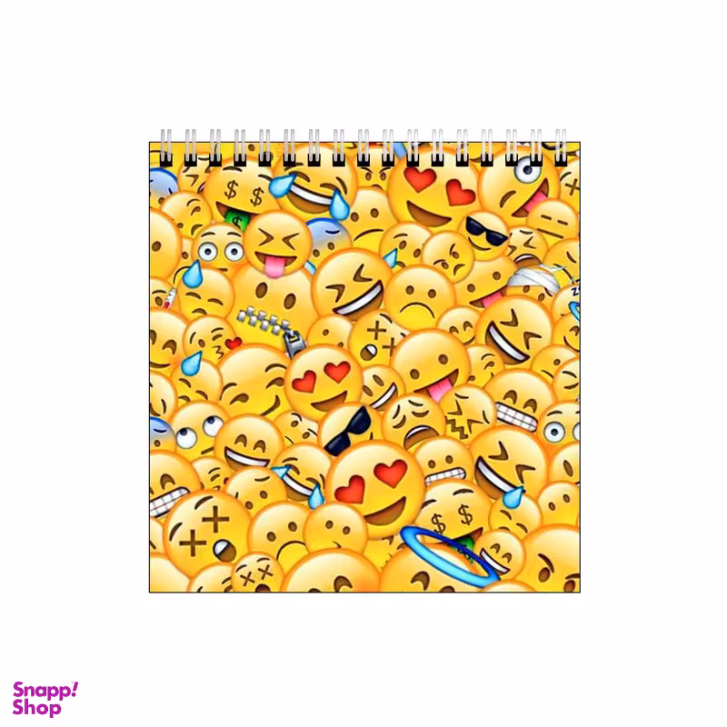 دفتر طراحی ۶۰ برگ طرح اموجی کد 1201048