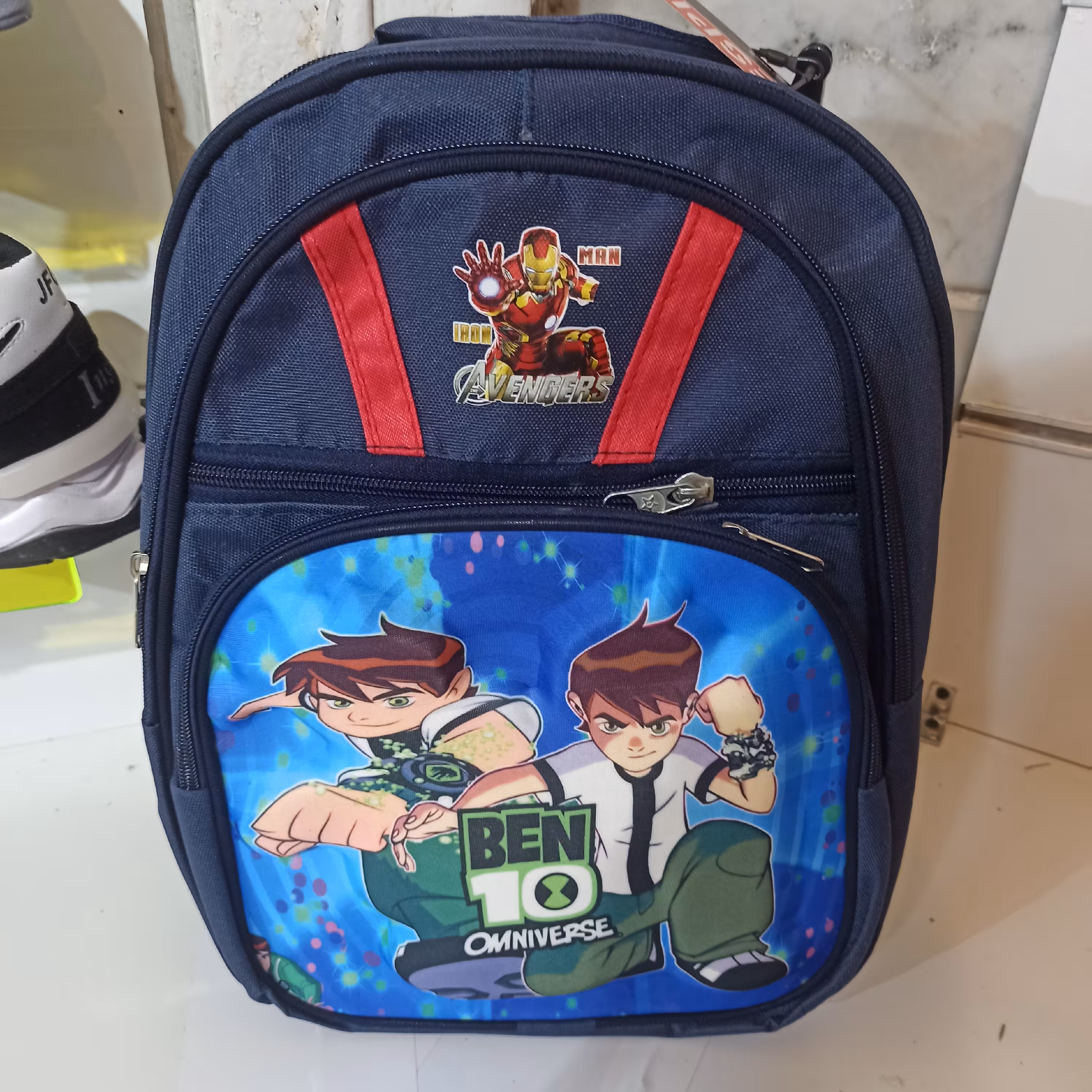 کوله پشتی و کیف مدرسه پسرانه  طرح بن تندارای طرح های مختلف کیفیت عالی سه زیپ مناسب مدارس 