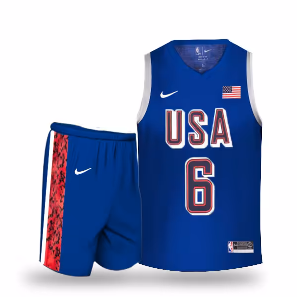 لباس و شورت بسکتبال آمریکا 2024