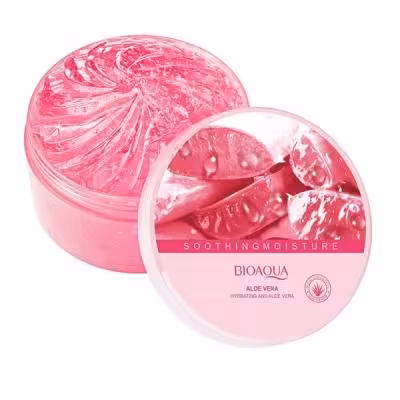 کرم ژل آبرسان آلوئه ورا صورتی 300 گرمی