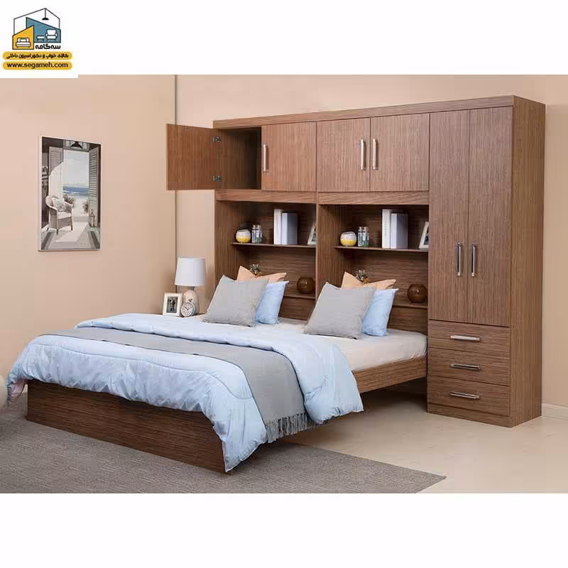 تخت خواب دونفره کد BDP07