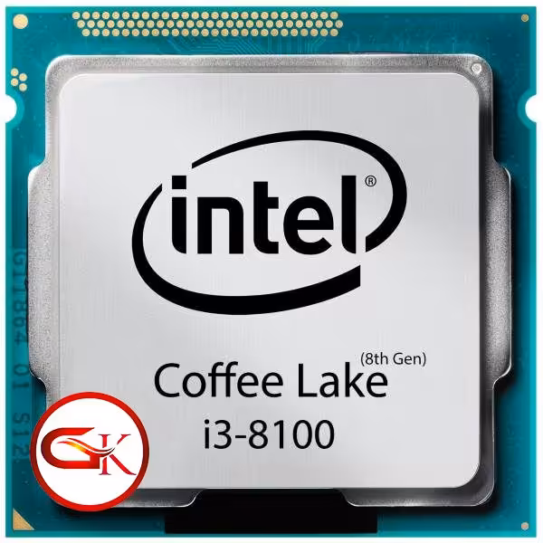 سی پی یو اینتل سری Coffee Lake مدل CPU CORE i3-8100
