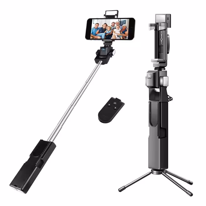 پایه مونوپاد X-3 با چرخش خودکار 360 درجه به همراه رینگ لایت