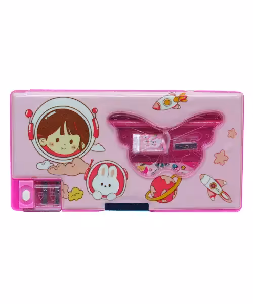 جامدادی  کتابی متوسط لوازم دار کد 180-588