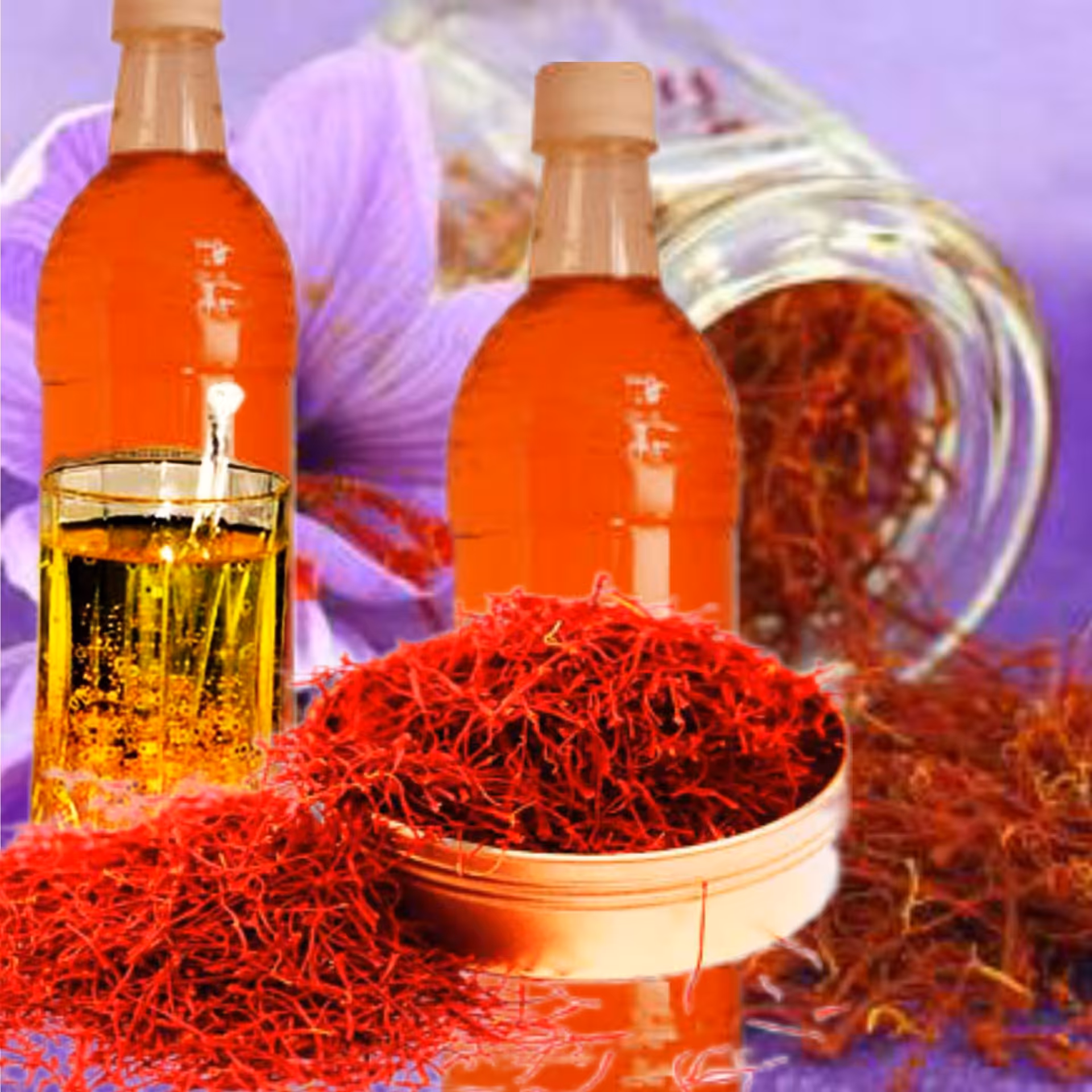 شربت زعفران غلیظ و ویژه با کلاله زعفران ،تضمین کیفیت و اصالت محصول و منحصر به فرد 