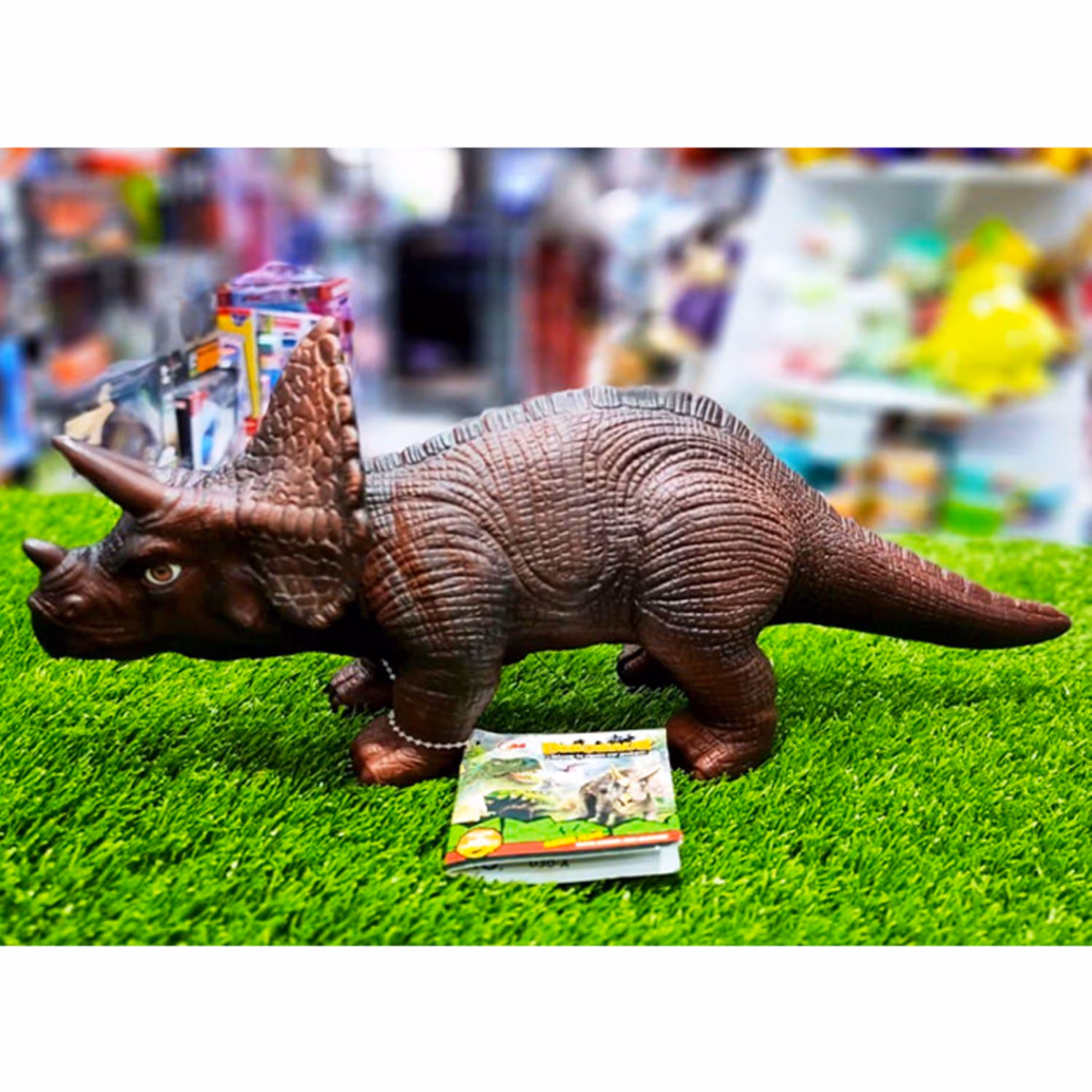 دایناسور تریسراتوپس نرم گوشتی اسباب بازی Triceratops Dinosaur