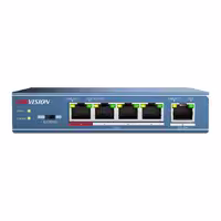 قیمت و خرید سوییچ 4 پورت مگابیت و دسکتاپ هایک ویژن مدل DS-3E0105P-E | یاس ارتباط