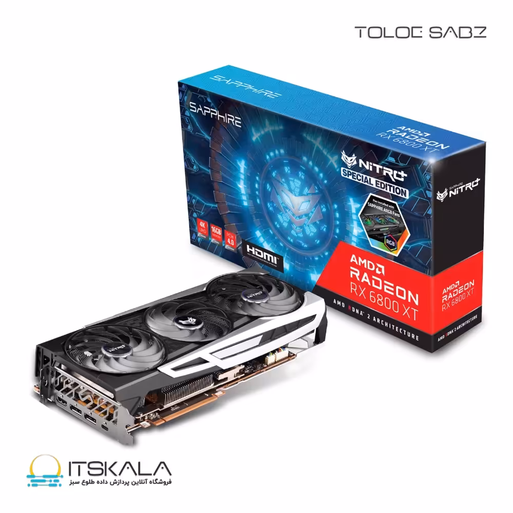 قیمت و خرید کارت گرافیک سافایر مدل NITRO  AMD Radeon RX 6800 XT | ITSKALA