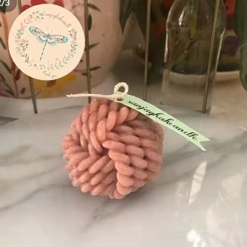 شمع گوی کاموا (سفارشی)