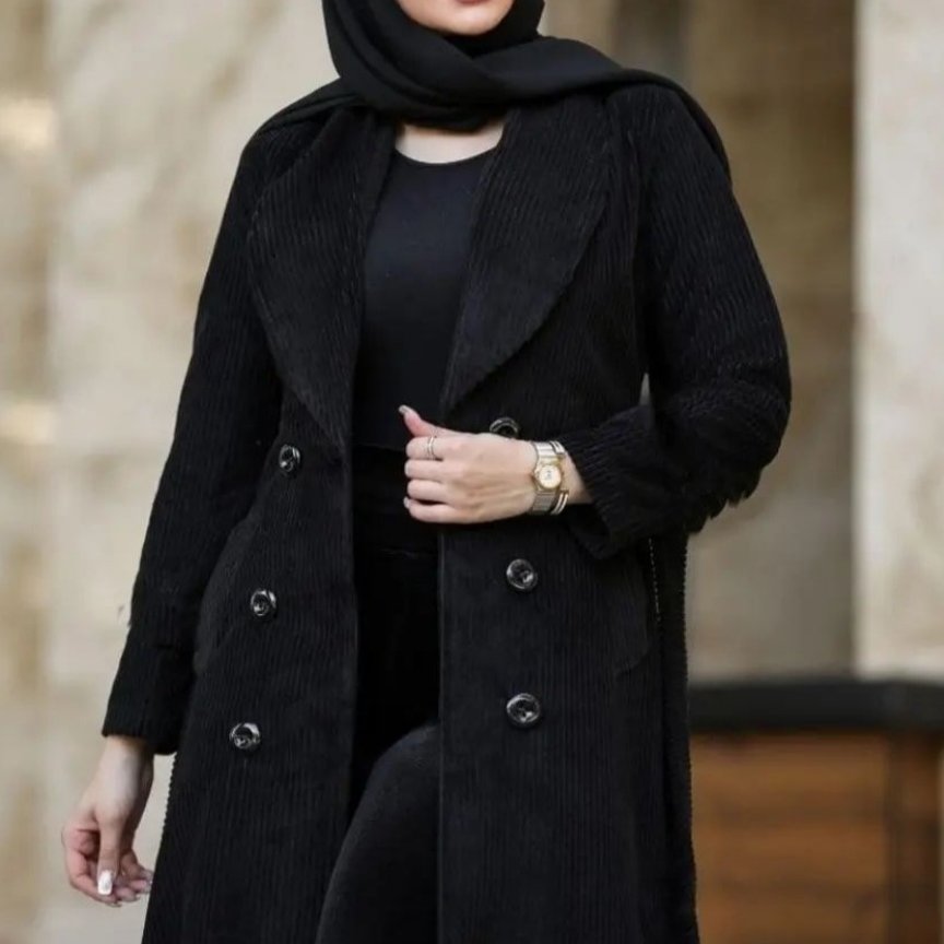 مانتو پاییزه کبریتی گل نرگس
