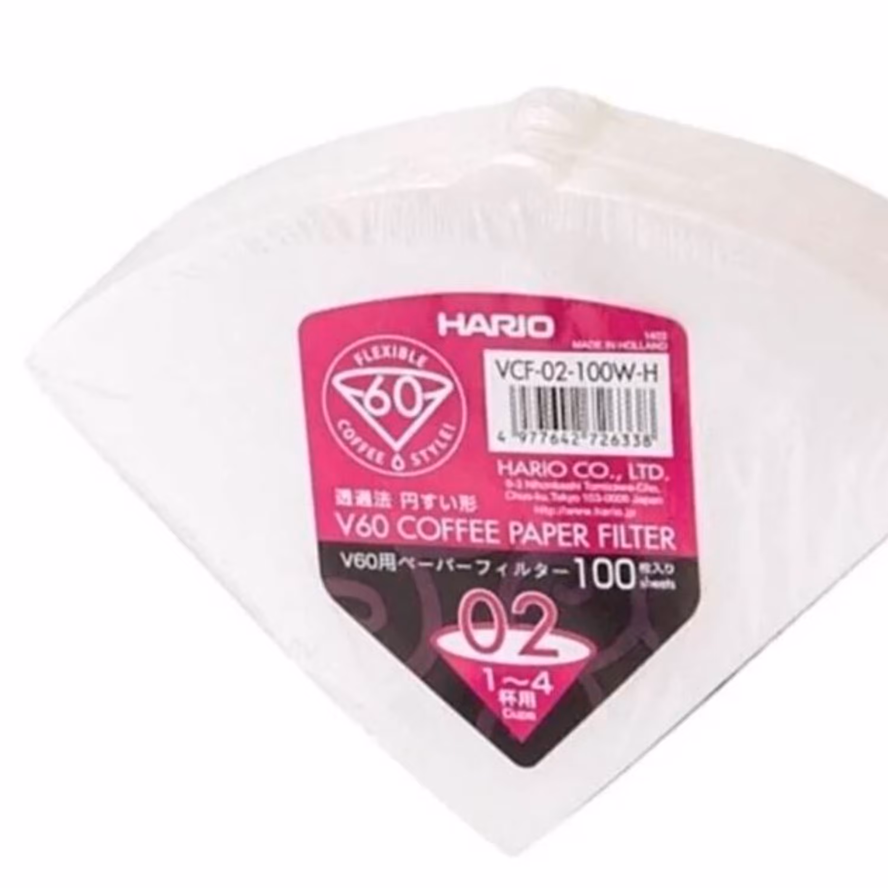 OLD فیلتر کاغذی HARIO وی60 02 - 100 عددی