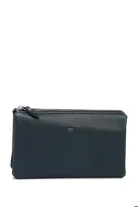 کیف پورتفولیو و کلچ آبی مردانه چرمی سرمه‌ای 21239x86 Tergan