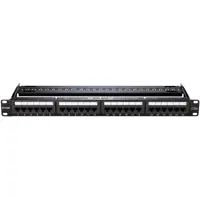 پچ پنل بدون شیلد 24 پورت دی لینک مدل NPP-6A1BLK242